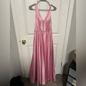 pink formal dress